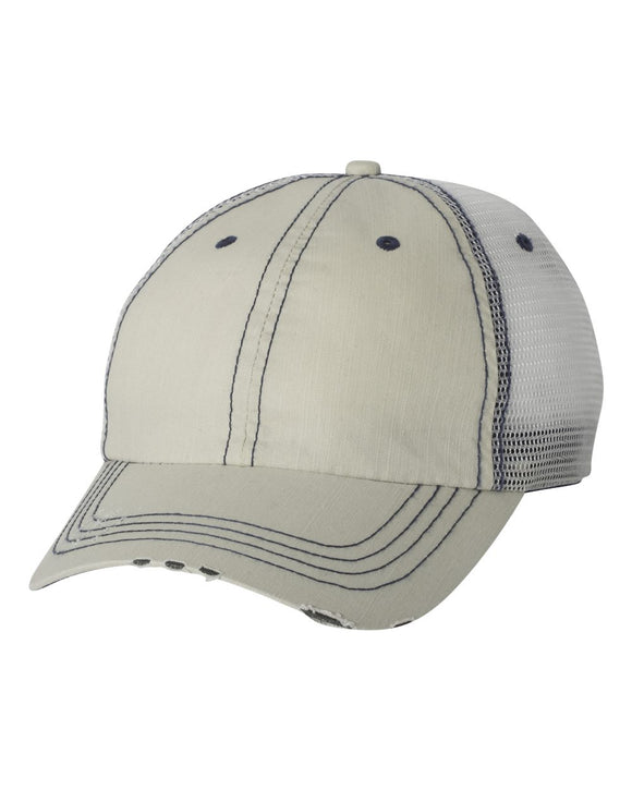 Mega Cap 6990 Herringbone Trucker
