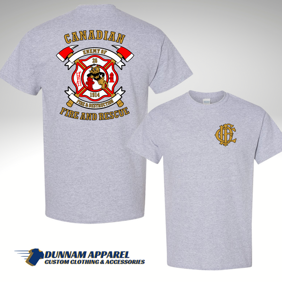 Canadian Fire Department Tshirt